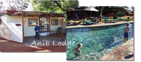 anib lodge huisje en zwembad
