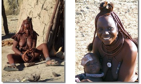 Himba vrouw